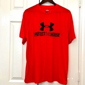 Under Armour Protect this House Orange Lightweight T-shirt